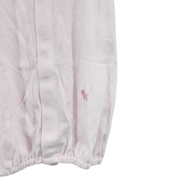 Kissy Kissy Pima Cotton Stripes Embroidered Puppy Converter Gown - Picture 3 of 10